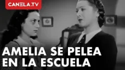 Amelia se pelea frente a sus amigas | #cindeoro Las Colegialas | Canela.TV