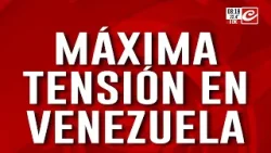 Máxima tensión en Venezuela: aviones norteamericanos sobrevolaron la ciudad de Caracas