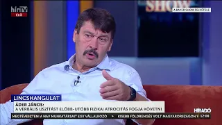 Áder János szerint meg kell állítani a politikai lincshangulatot - HírTV