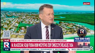 BŁASZCZAK THUNDERS! "TUSK IS DESTROYING OUR RELATIONS WITH THE USA - SYSTEMATICALLY!" | Michał Ra...