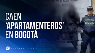 Authorities catch apartment burglars in the act in northern Bogotá