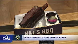 Brewers roll out postseason menu at American Family Field