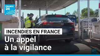 Incendies en France : les gendarmes recherchent d'éventuels incendiaires • FRANCE 24