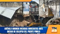 Arévalo announces immediate measures regarding risk of Pinula bridge collapse