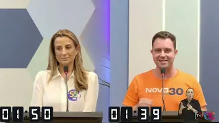 DEBATE: ELEIÇÕES 2024 - JULIANA PAVAN (PSD) X LUCAS GOTARDO (NOVO)