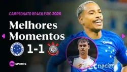 GOLAÇO DE MATHEUS PEREIRA E CRUZAMENTO PERFEITO DE GARRO PRA GOL DO TIMÃO | CRUZEIRO 1X1 CORINTHIANS