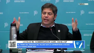 LO DIJO EL GOBERNADOR AXEL KICILLOF