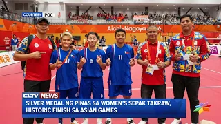 Silver medal ng Pinas sa Women’s Sepak Takraw, historic finish sa Asian Games