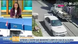UN SUJETO DE 51 AÑOS: Detienen a chofer que abandonó cuerpo en Quinta Normal - Contigo en la Mañana