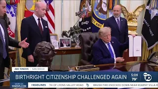 Birthright citizenship challenged again as president signs 2 new executive orders