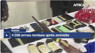 Ghana : 4 038 armes remises après amnistie