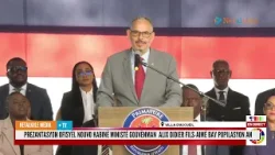 Installation du nouveau cabinet : discours du PM Alix Didier Fils-Aimé et appel à l’unité nationale