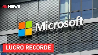 Microsoft ganha quase US$ 500 bilhões em valor de mercado após salto impulsionado por IA
