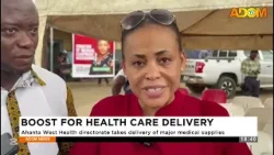 HEALTH CARE DELIVERY: Ahanta West Health directorate takes delivery of major medical supplies