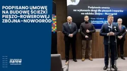Podpisano umowę na budowę ścieżki pieszo-rowerowej Zbójna–Nowogród