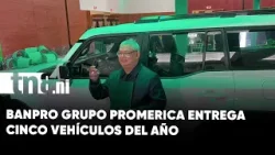 Banpro Grupo Promerica entrega cinco vehículos Toyota del año a clientes ganadores