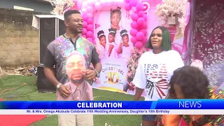 Mr. & Mrs. Omega Akubude Celebrate 11th Wedding Anniversary, Daughter’s 10th Birthday