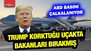 Trump Confesses! He Abandoned His Ministers and the Press on the Plane He Was Too Afraid to Board...
