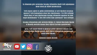 ONE-WAY TRAFFIC REGULATION ON KARAAĞAÇ ROAD EXTENDED TO OCTOBER 12