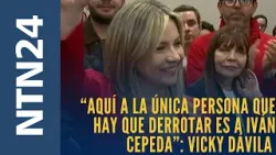 “Aquí a la única persona que hay que derrotar es a Iván Cepeda”: Vicky Dávila