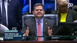 Davi comunica que deve marcar análise de vetos e reafirma sua prerrogativa na definição da pauta