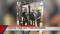 Urbana Fire Division receives training door