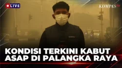 Potret Kabut Asap di Palangka Raya, Jarak Pandang Kurang dari 100 Meter | KOMPAS SIANG