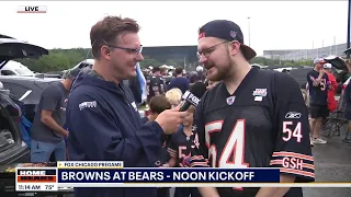 Sam checks out the Soldier Field tailgates, which have been going since 6 a.m.