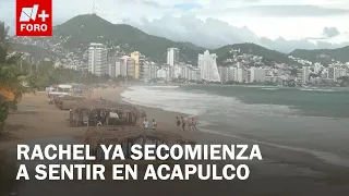 This is what the strong surf in Acapulco looks like due to Tropical Storm Rachel