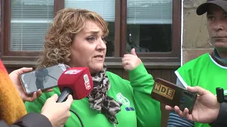 CLAUDIA RIQUELME: PUBLIC WORKS EMPLOYEES DEMAND PARTICIPATION IN WAGE NEGOTIATIONS