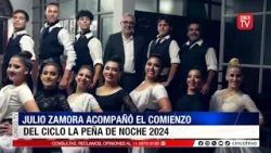 CINCO TV - En Tigre centro, Julio Zamora acompañó el comienzo del ciclo la Peña de Noche 2024