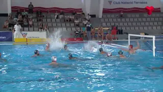 El CN Terrassa fa ple de victòries en la doble jornada de waterpolo