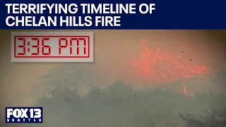 Report details terrifying minutes for firefighters battling Chelan Hills Fire | FOX 13 Seattle