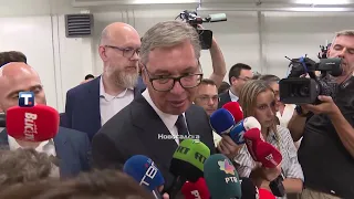 Predsednik Vučić obišao pogon u fabrici Minth u Šapcu gde se sklapaju roboti
