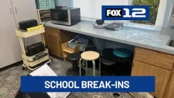 Man arrested in connection with 4 burglaries at SE Portland school