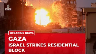 Israel's assault on Gaza: Two air strikes hit residential block in al-Shati