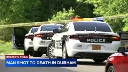 Durham driver crashes after being shot at apartment complex, dies at scene