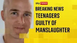 Teenagers found guilty of manslaughter after man chased and killed Teenagers found guilty of manslaughter after man chased and killed