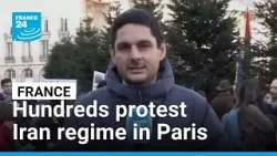 Hundreds rally in Paris against Iran’s crackdown on protesters • FRANCE 24 English