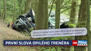 První slova opilého trenéra po tragické nehodě u Brna. V autě zahynulo dítě, další se zranily