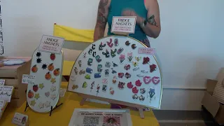 Artists beat the heat at the Y-Not Market in central Lincoln