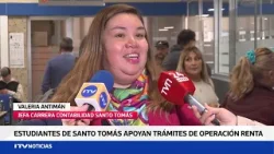 Estudiantes de contabilidad de Santo Tomás apoyan Operación Renta 2026 en Punta Arenas