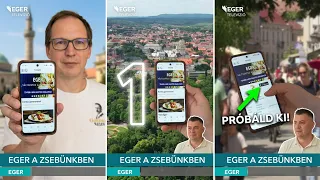 Eger a zsebünkben: Már letölthető a Visit Eger telefonos applikációja - 206.08.12.