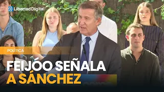 Feijóo paints a damning picture of Sánchez after migrant transfers: "He's responsible for this po...