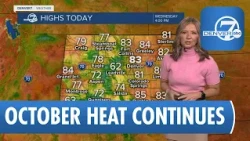Streak of 80-degree heat in Denver continues!