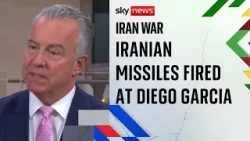 Сообщения: Иранские ракеты обстреляли совместную британско-американскую военную базу Диего-Гарсия.