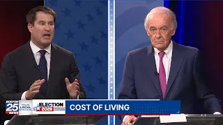 Ed Markey-Seth Moulton Senate debate on Boston 25: How will you reduce the cost of living?