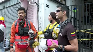 Topos de Argentina y rescatistas de Venezuela llegaron para apoyar labores en Pereira