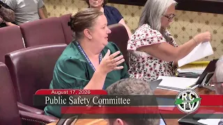 Public Safety Committee - August 17, 2026