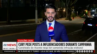 Cury pede apoio de influenciadores durante campanha eleitoral